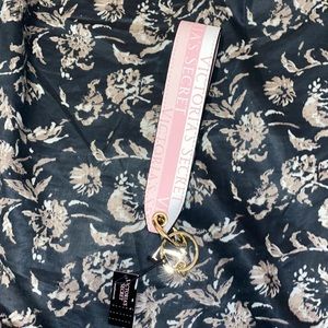 Brand new Victoria secret wristlet keychain.